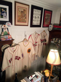 Baseball Uniform Jersey Colltion Display