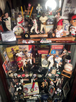 Baseball Collectibles display case