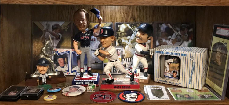 Wade Boggs Baseball Memorabilia Room Collectors Showcase