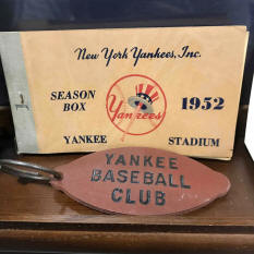 1952 Yankees Season Ticket Book