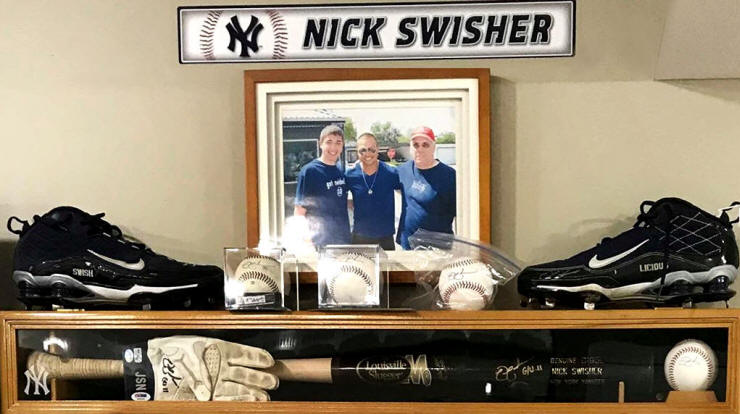 Yankees Nick Swisher Game Uded equipment