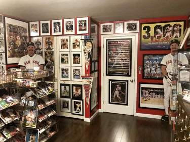 Wade Boggs Baseball Memorabilia Collectors Showcase Room