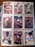 Autographed baseball cards 