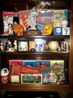 Baseball memorabilia Showcase Display