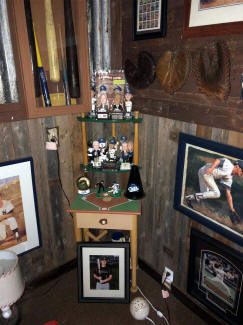 Mancave Baseball Memorabilia Collection