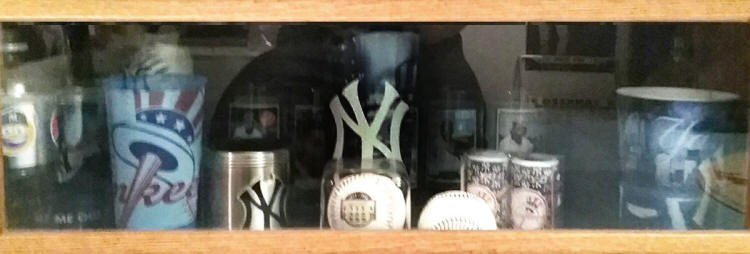 Yankkees Collection display case
