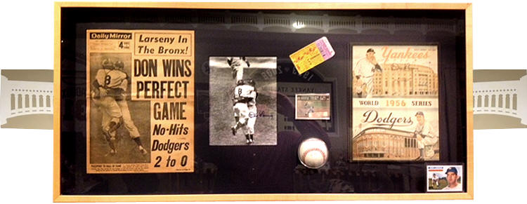 Yankees Game Used Baseball Memorabilia Room