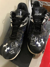 Aaron Judge Autographed Game Used Cleats