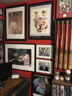 Wade Boggs Baseball memorabilia collection 