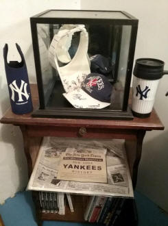Yankee collectibles dispay room