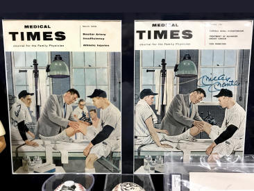 1959 and 1961 Medical Times Mickey Mantle Covers