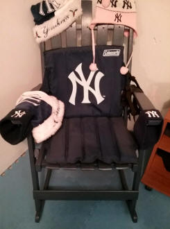 Yankees Memorabilia Mancave Room