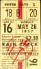 New York Yankees Ticket Stub Mickey Mantle Home Run #182