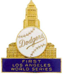 Los Angeles Dodgers World Series Press Pin