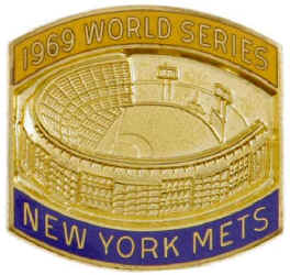 New York Mets 1969 World Series Press pin