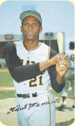 1970 Topps Super baseball card 12 Roberto Clemente