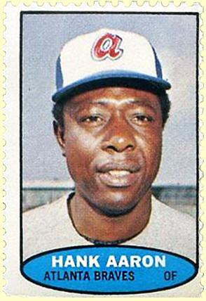 1974 Topps Stamps Hank Aaron