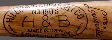 H&B No. 150 Grand Slam Baseball Bat