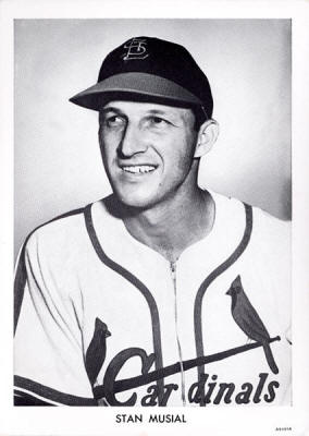 1951 Wheaties Photo Premium Stan Musial